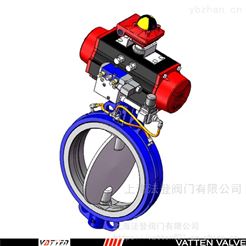 VT1ADW33A氣動耐磨蝶閥 密封性能好 氣動低壓粉料蝶閥